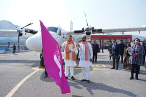 Air service started from Dehradun to Pithoragarh, CM Dhami inaugurated it