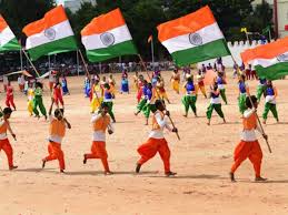 flag hoisting and unfurling
